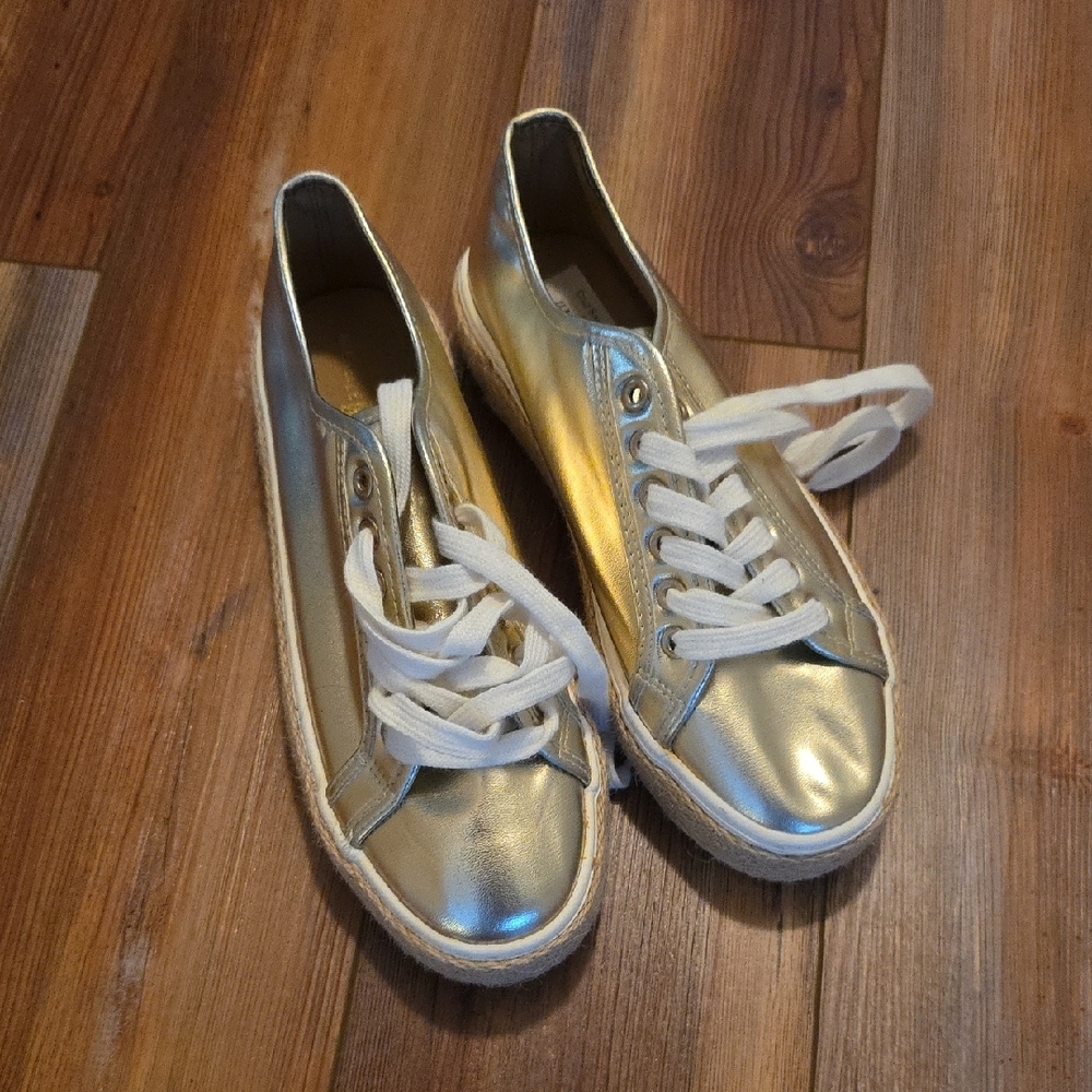 Gold Sneakers